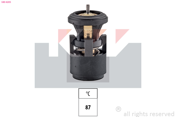 Termostat chladenia KW